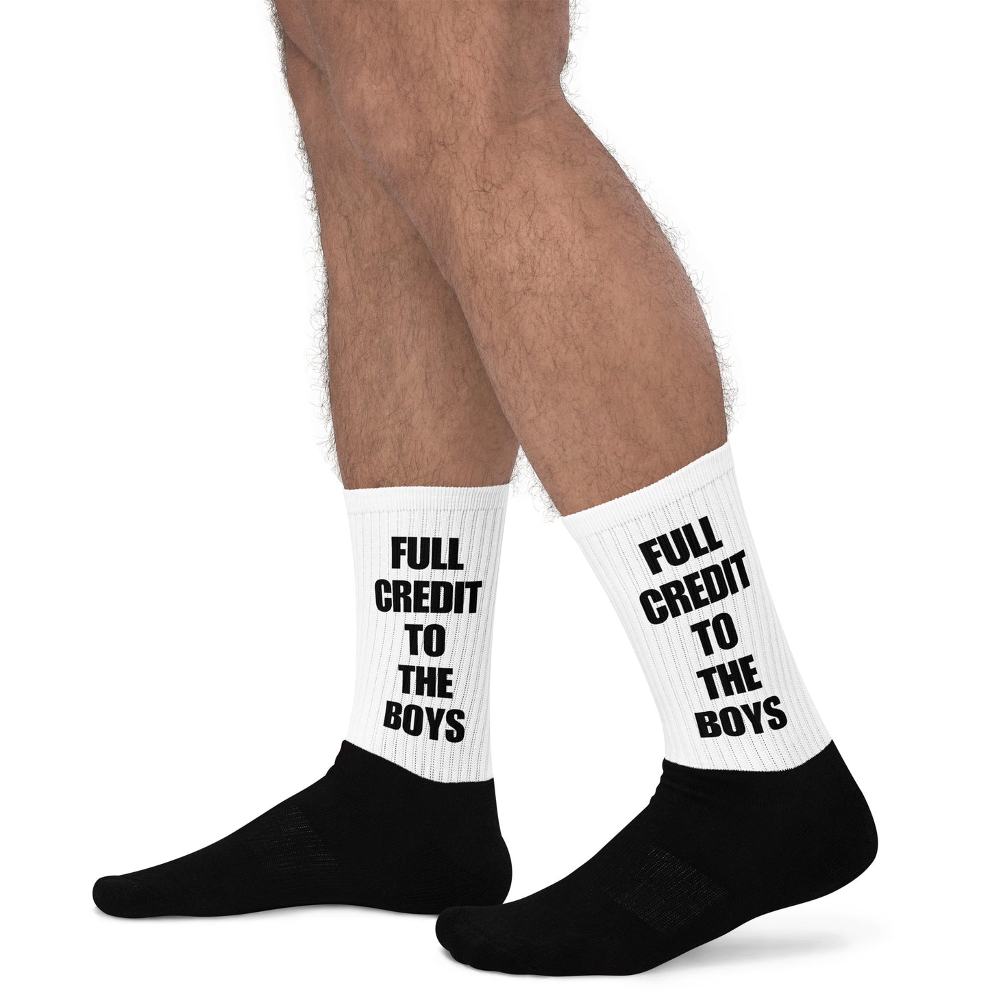 Full Credit To The Boys - Socks