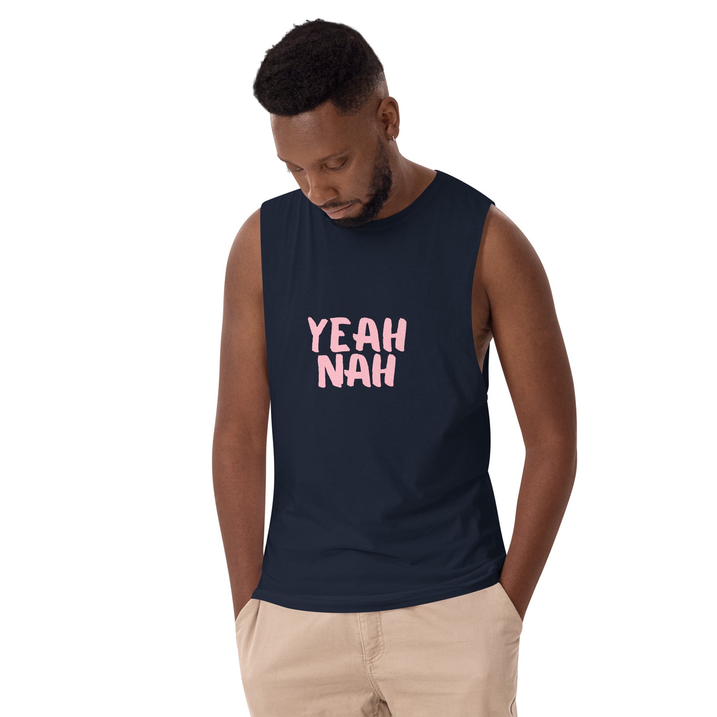 Yeah.. Nah - Drop Arm Tank Top