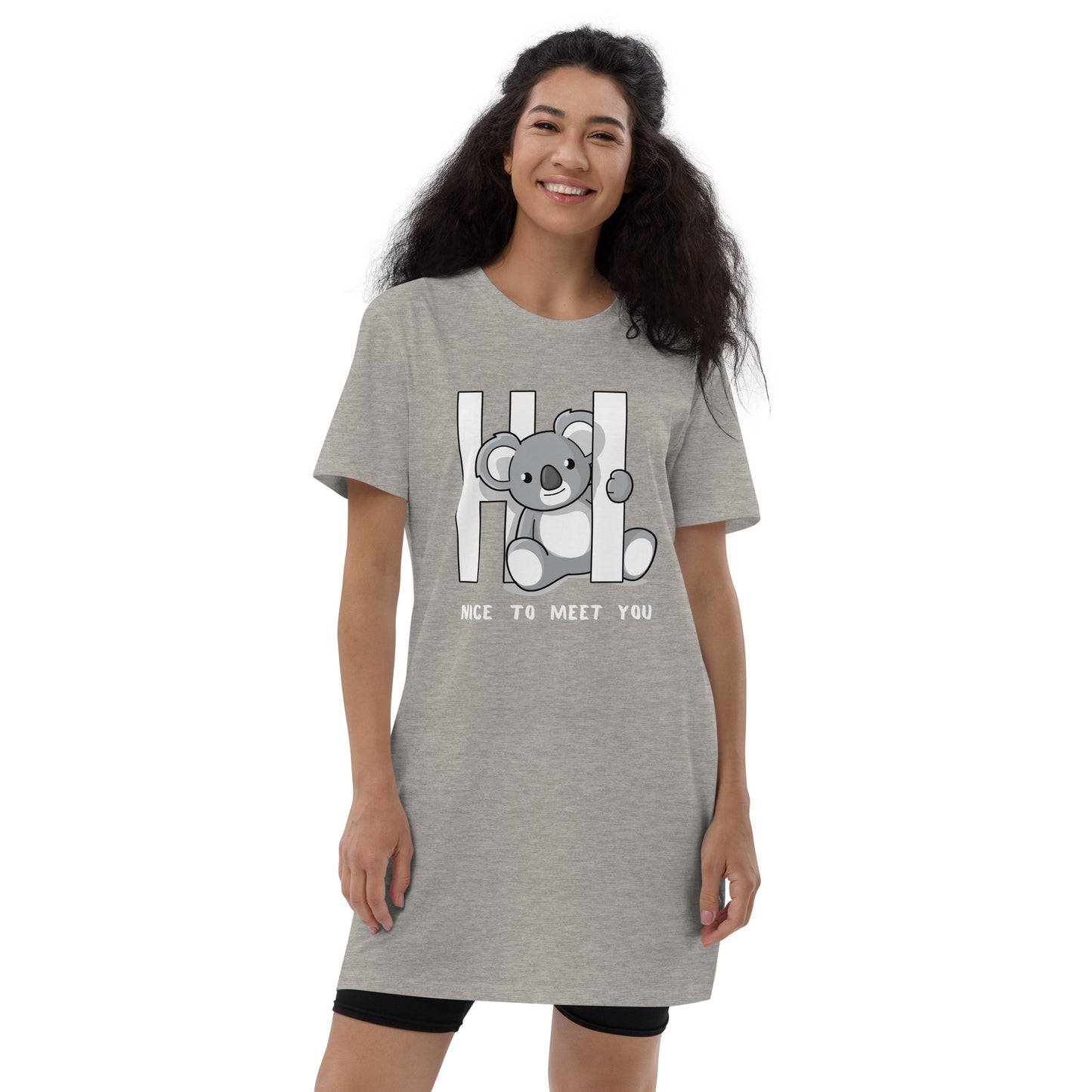 Nice To Meet You - Organic Cotton Tee Dress