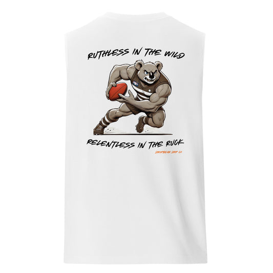 Ruthless in the Wild, Relentless in the Ruck (AFL Edition) - Men's Muscle Shirt