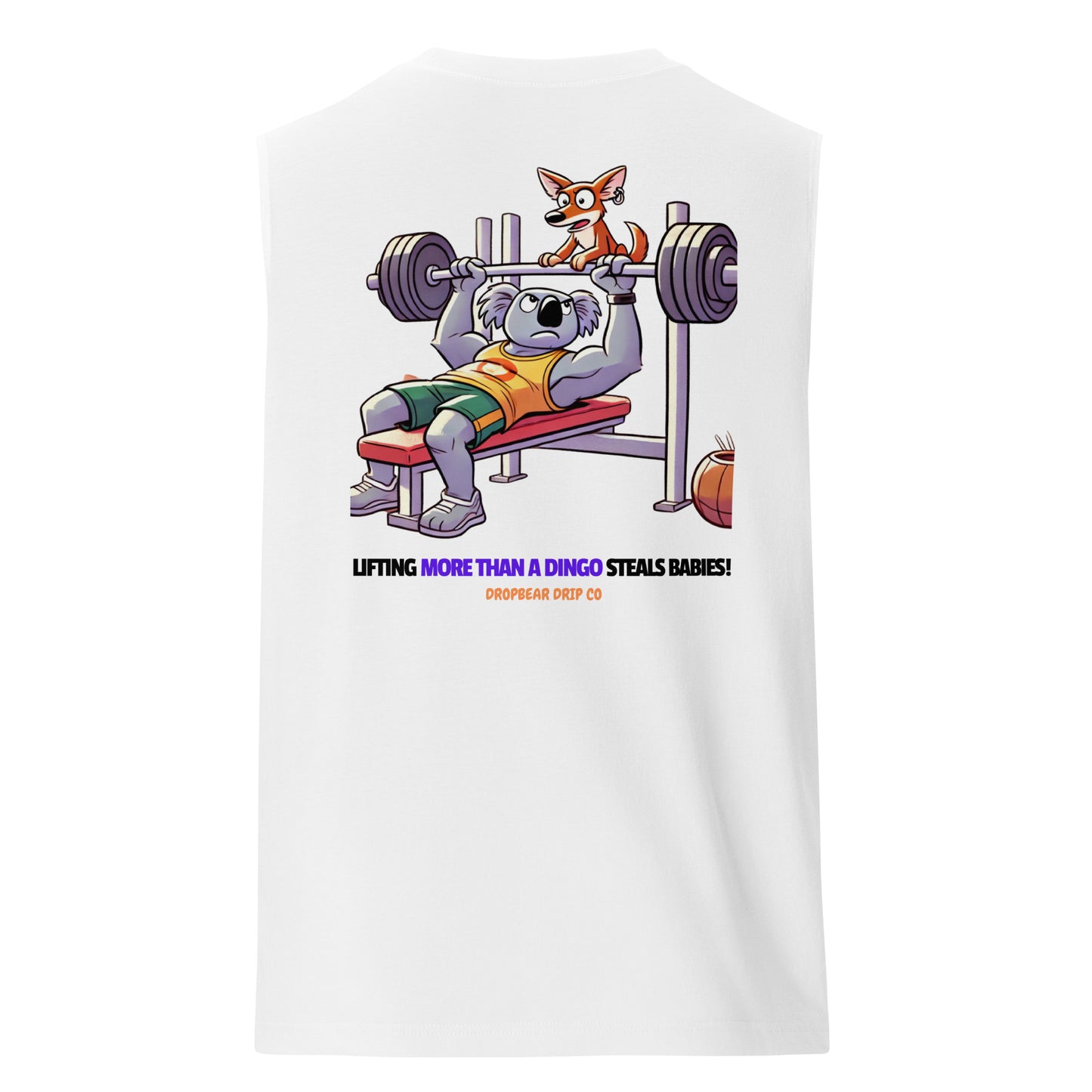 Lifting More than a Dingo Steals Babies! - Men's Muscle Shirt