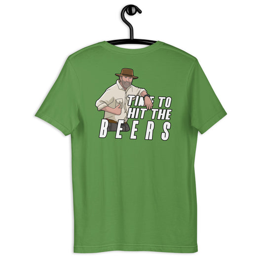 Russell Coight 'Time To Hit The Beers' - Classic Cotton Tee