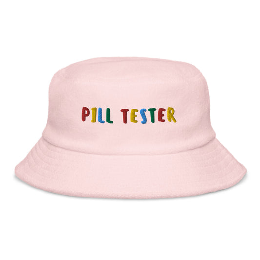 Pill Tester - Unstructured Terry Cloth Bucket Hat