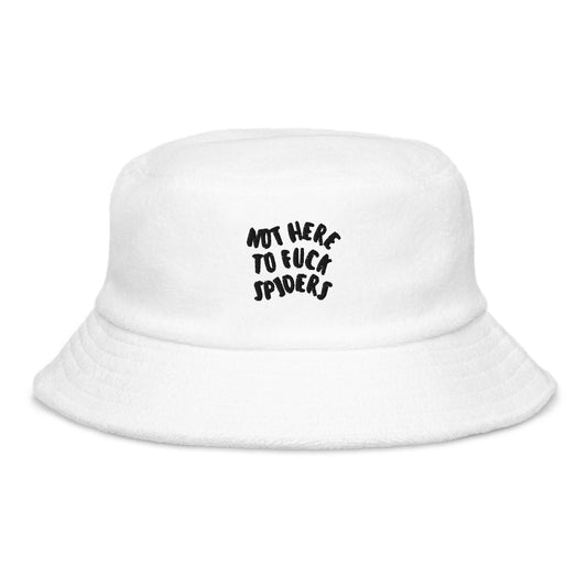 Spiders - Unstructured Terry Cloth Bucket Hat