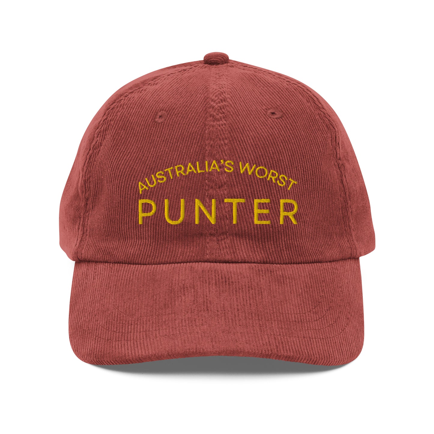 Australia's Worst Punter - Vintage Corduroy Cap